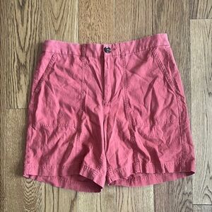 Northern Reflections Orange Bermuda Shorts Relaxed Fit